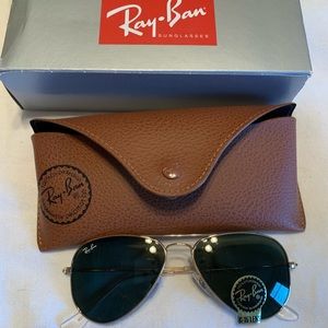 Brand New Ray Ban Aviator G-15 Gold frame